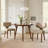 Germa 45" Mid-Century Modern Round Dining Table with Solid Wood Legs-372850195