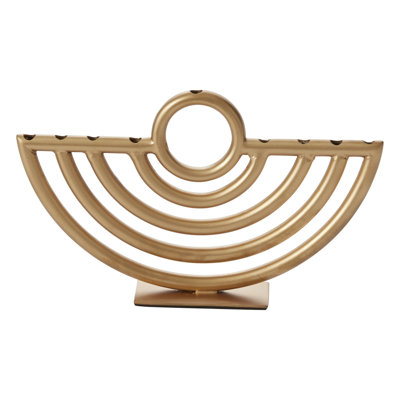 Golda Menorah 10.75"x 6.5"