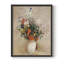 Motif floral rétro CCLVII - impression encadrée-105852971-105852972