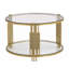 Table basse moderne en verre 31,5 po-878807968
