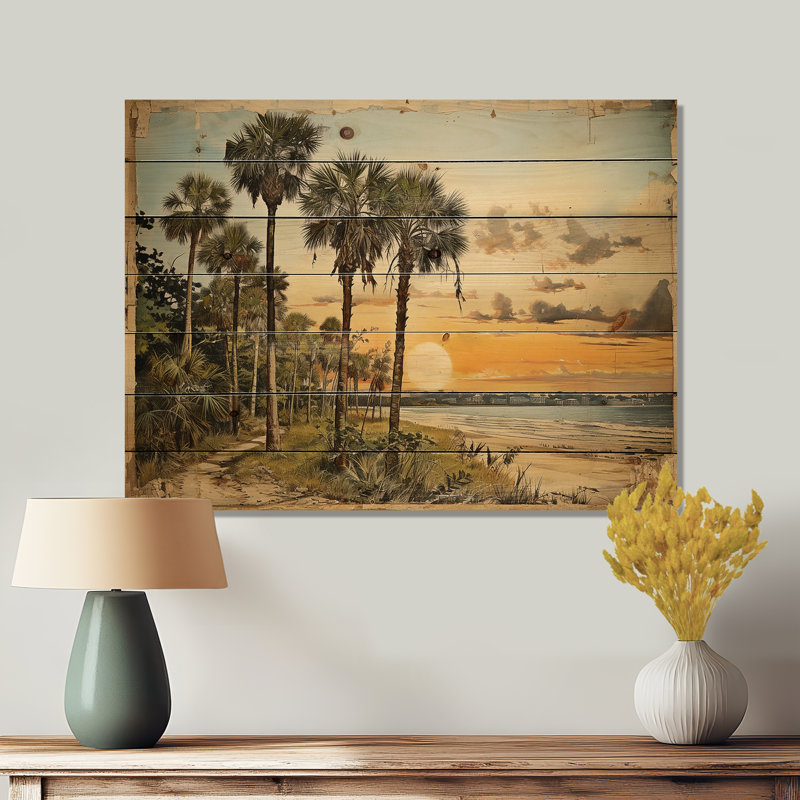 Newdale - Impression sur bois de paysages sur bois de pin naturel, H 24 po x l 32 po