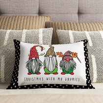 Christmas Gnomes Throw Pillows Couch Bed Sofa Lumbar Pillow Indoor Outdoor  20 x 14, 20 x 14 - Dillons Food Stores