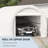 Carport, Heavy Duty Portable Garage Storage Tent With Large Zippered Door, Anti-UV PE Canopy Cover For Car, Truck, Boat, Motorcycle, Bike, Garden Tools, Outdoor Work-114653702