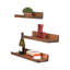 Ensemble de tablettes murales rustiques faites à la main (3 pièces), 23,6 x 3,1 x 5,9 pouces | 100% bois d'épinette | Conception robuste et élégante | Parfait pour la décoration intérieure, l'organisation et la présentation de vos trésors-1526897045