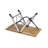Fraser 70cm Solid Wood Rectangular Adjustable Folding Table