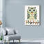 « folking hibou earth », art sur toile-33426976