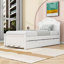Lit plateforme en bois avec lit gigogne-462368132-462368130