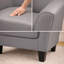 Fauteuil d'appoint peu encombrant avec confort ergonomique-132917011