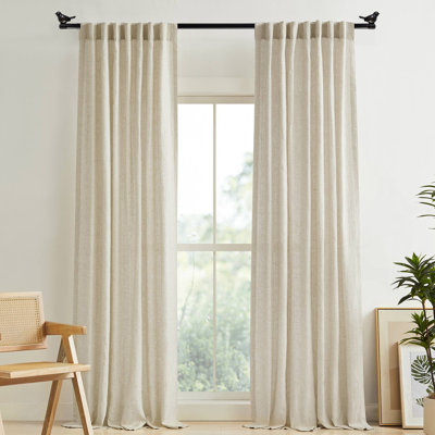 Makenna Adjustable Single Curtain Rod