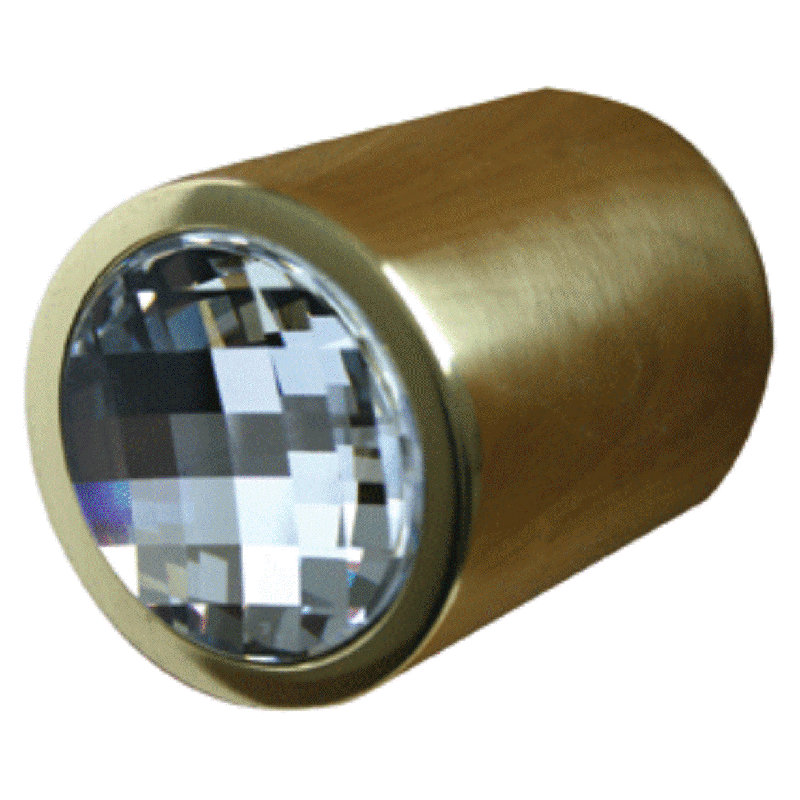 Coppedge Passage Door Knob, Polished Brass