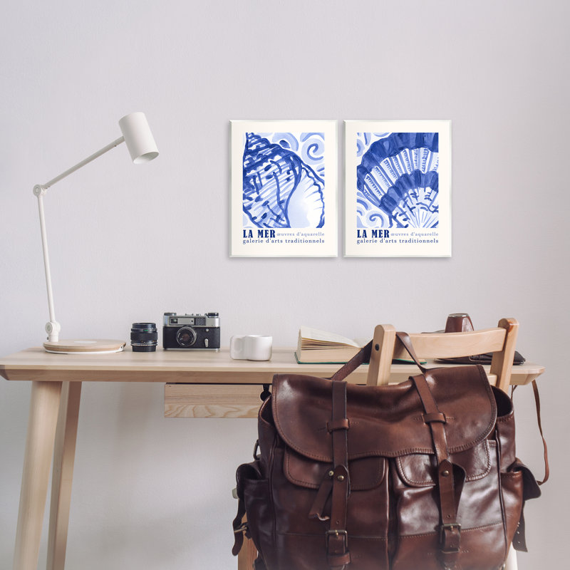  «Seashell Gallery», ensemble de plaques murales par June Erica Vess