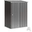 Anelia 5ft x 3ft Lean to Garden Shed Metal Single Lockable Door Black