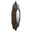 Miroir mural à cadre en bois