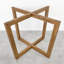 Shanay Oak Round Solid Wood Dining Table-2084188666-2084188669