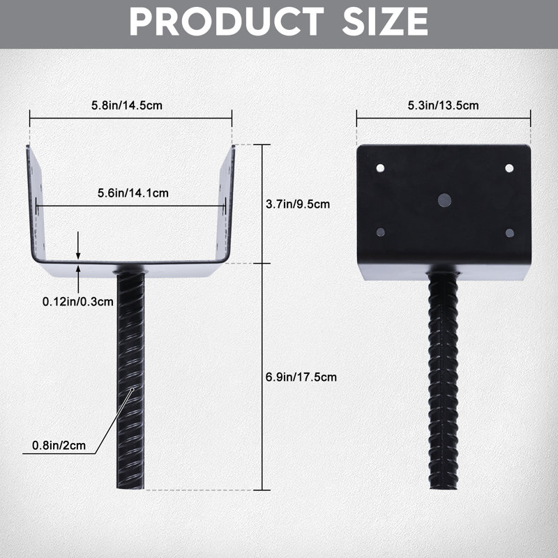 Supports d'extérieur pour poteaux d'extérieur