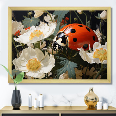 " Ladybug Playful Spots Pastoral I "