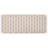 Hexagonal Shaped Cut Lines Attached With Vertical Squares Delicate Modern Pattern Multicolor Kitchen Mat