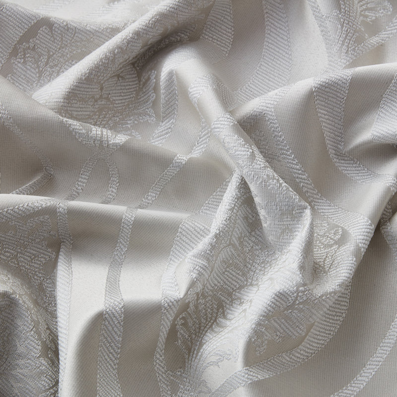 Guildford Curtain Pair, 52" W x 63" L, Ivory