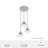 Cypress Grove 3 Light Round Cluster Pendant