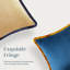 Housses de coussin en velours avec garniture de pampille contrastante, housse de coussin décorative carrée-134321503-134321507