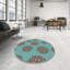 Tapis de mer vert/orange à motifs-98219100
