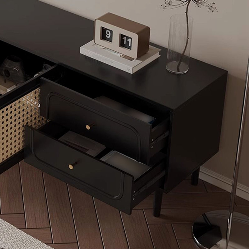 Meuble télé rétro de style français, L 86,61 po