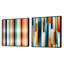 Clausen - Ensemble de 2 collages carrés à formes abstraites-102161720-102161723