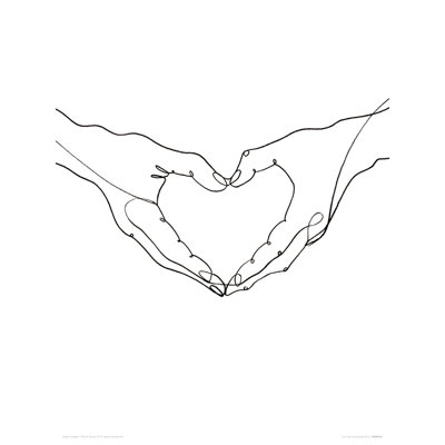 Love by Louise Nisbet - No Frame Print
