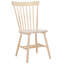 Chaise d'appoint à dossier Windsor en bois massif Matanna-247345322