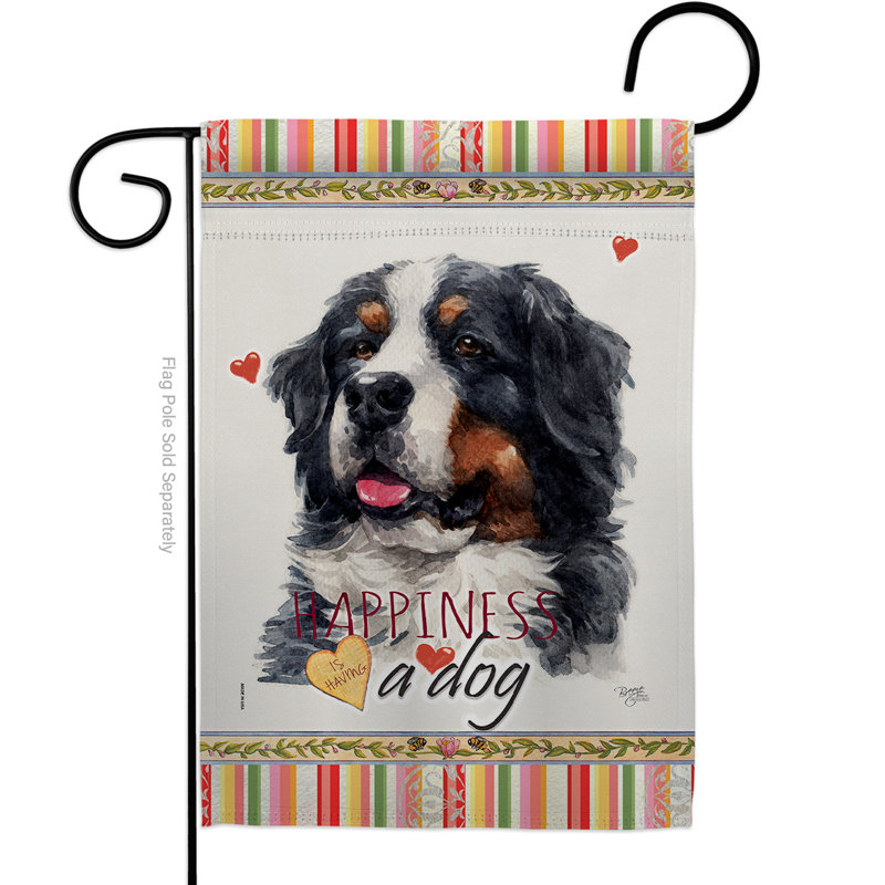 Coussin décoratif à 2 faces en polyester 20 x 13 po Bulldog Happiness-impressions Drapeau pour la maison, Bouvier bernois