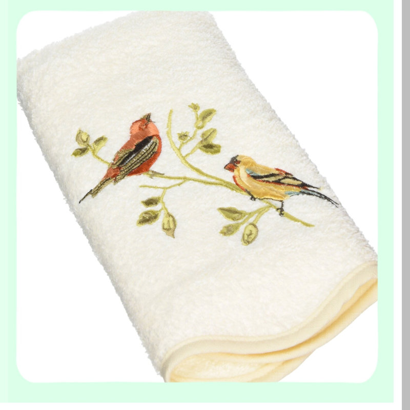 Premier Songbirds Soft Cotton Hand Towel - Ultra Absorbent & Luxuriously Soft