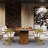 70 Inch Walnut Solid Wood Dining Table With Fluted Design And Brushed Gold Base-129584494-129584495