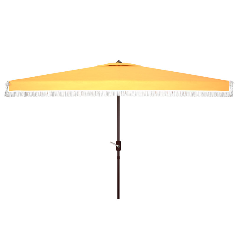 Parasol de marché rectangulaire 6,5 pi x 10 pi Keesee, Jaune