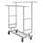 Extendable Length Clothes Rack with Wheels