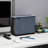 Mind Reader Vertical File Storage, Desktop Organizer, Hanging Files, Office, Metal Mesh, 12.25"L x 5.5"W x 10"H