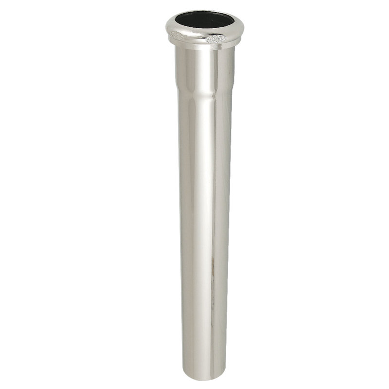Kingston Brass Century 1-1/2" X 12" Brass Slip Joint Tailpiece Extension Tube, Polished Nickel
