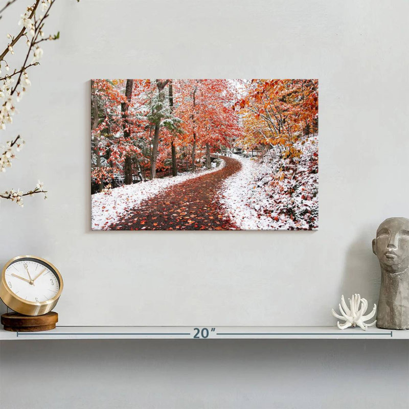 Alvord, forêt d'automne et d'hiver, H 8 po x l 12 po