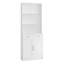 Armoire de rangement pour salle de bain avec deux portes et tiroirs-1082316821