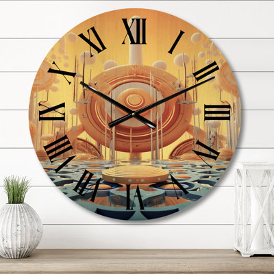 Solid Wood Wall Clock