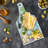 Ambesonne Dragonfly Tempered Glass Cutting Board Watercolor Winged Bug Multicolor