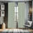 Geometric Semi-Sheer Rod Pocket Curtain Panels-45233121