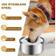 Bouchon d'eau pour chien en acier inoxydable-134159567