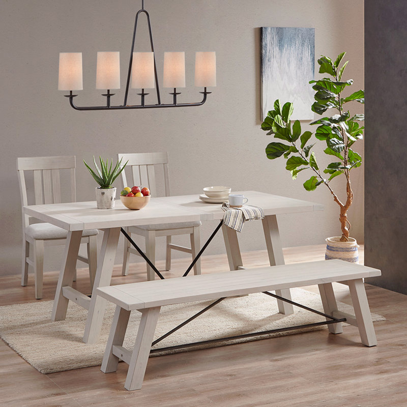 Lustre - configuration à 5 lumières avec conception linéaire