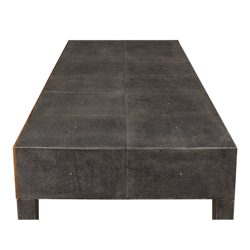 Shagreen Writing Desk, Antique Gray