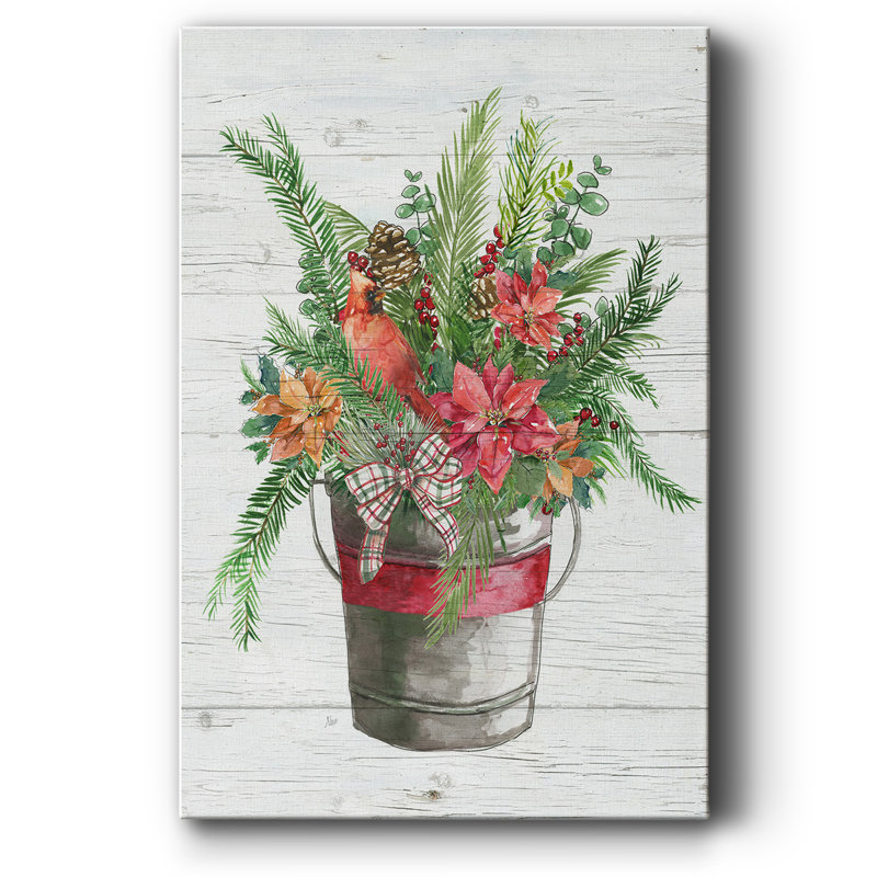 " Winter Greens ", 18" H x 12" W x 1.5" D