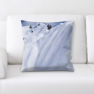 Microsuede Reversible Throw Pillow