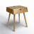 Evins Solid Wood Top 1 End Table with Storage and Built-In Electrical Outlet