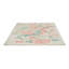 Hand Tufted Area Rug in Coral/Blue/Gray-52732533