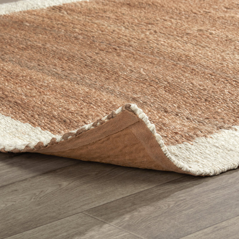 Hand Woven Jute Area Rug, Square 8'