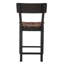 Chaises de comptoir en bois massif Mendenhall